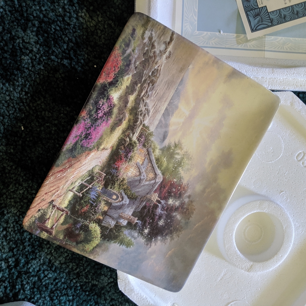 Thomas Kinkade plate